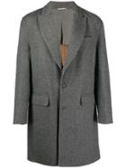 Brunello Cucinelli Single Breasted Overcoat - Grey