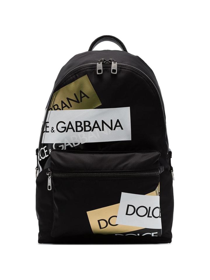 Dolce & Gabbana Logo-print Backpack - Black