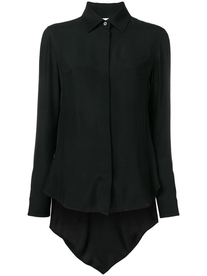 Moschino Asymmetrical Formal Shirt - Black
