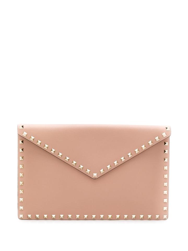 Valentino Valentino Garavani Rockstud Large Clutch - Pink