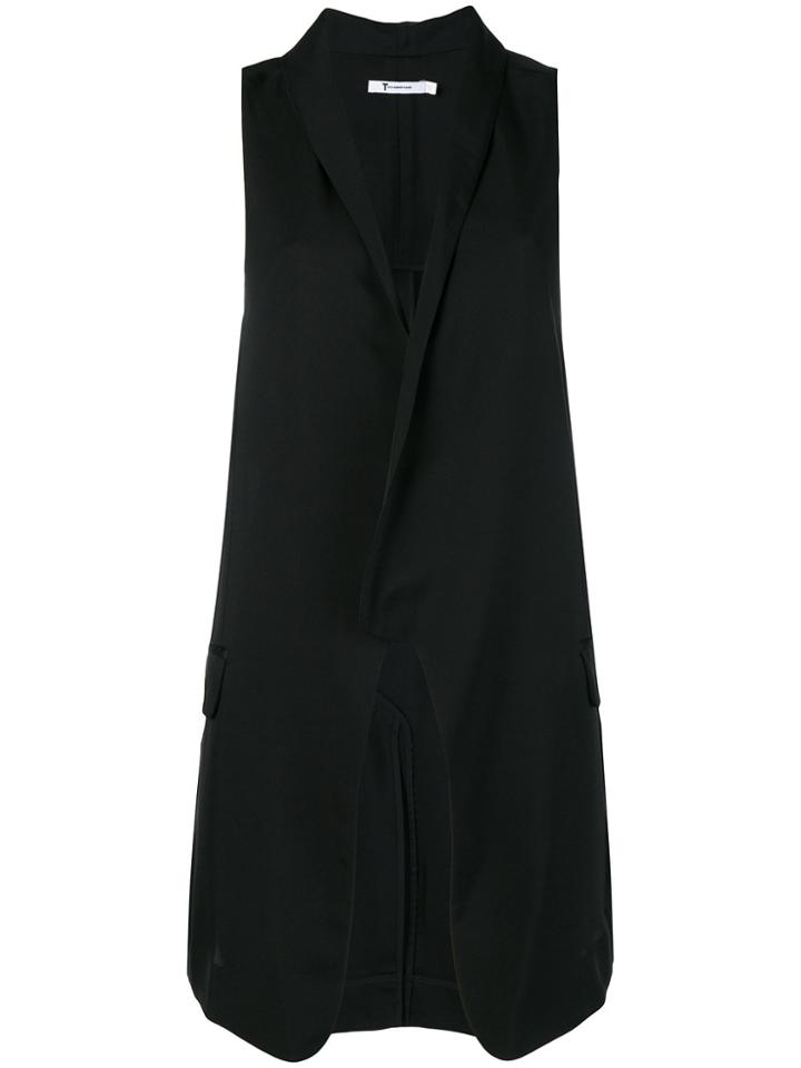 T By Alexander Wang Longline Vest - Black