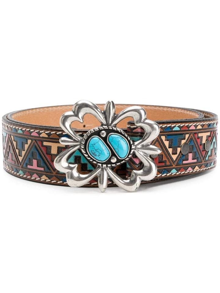 Alanui Navajo-style Belt - Brown