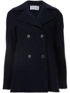 Harris Wharf London Double-breasted Peacoat, Women's, Size: 40, Blue, Virgin Wool
