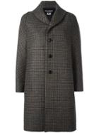 Junya Watanabe Comme Des Garçons Plaid Buttoned Coat, Women's, Size: Medium, Green, Wool/nylon/cupro
