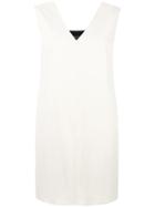 Rag & Bone Contrasting V-back Detail Dress, Women's, Size: Xs, Nude/neutrals, Spandex/elastane/viscose/triacetate/silk
