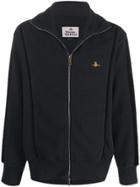 Vivienne Westwood Zipped Logo Sweater - Black