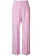 Racil High-waisted Trousers - Purple