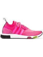 Adidas Pink Nmd Racer Primeknit Sneakers