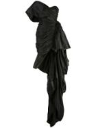 Oscar De La Renta Bow Detail Mini Dress - Black
