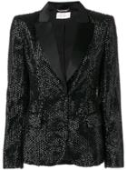 Alberta Ferretti Stud Embellished Blazer - Black