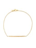 Natasha Collis Sparkle Rod Diamond Bracelet, Women's, Metallic, Diamond/18kt Yellow Gold