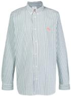 Ps Paul Smith Striped Pattern Shirt - Green