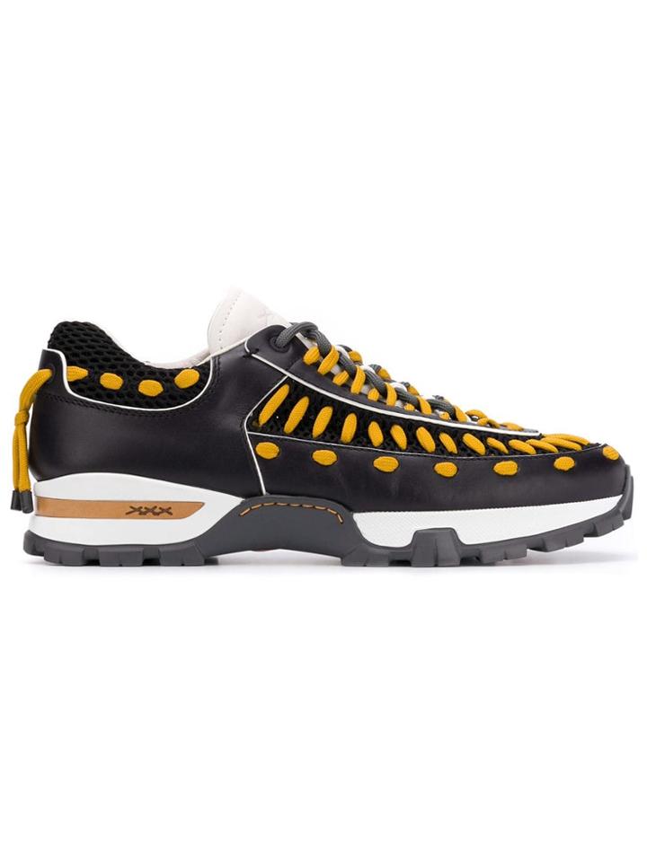 Ermenegildo Zegna Xxx Tech Mesh Sneakers - Black