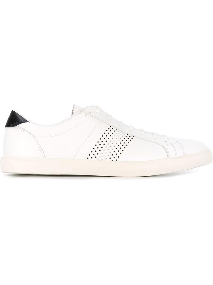 Moncler New Monaco Sneakers, Men's, Size: 44, White, Calf Leather/rubber