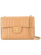 Chanel Vintage Mademoiselle Jumbo Xl Double Chain Shoulder Bag -