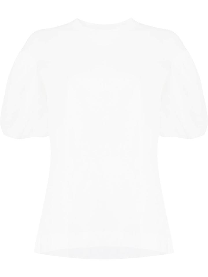 Simone Rocha Puff Sleeve Top - White