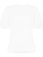 Simone Rocha Puff Sleeve Top - White