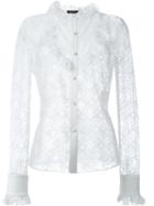 Magda Butrym Sheer Lace Shirt