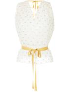 Han Ahn Soon Belted Blouse - White