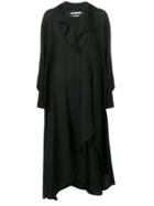 Jacquemus Asymmetric Shirt Dress - Black
