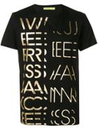 Versace Jeans Black And Gold T-shirt