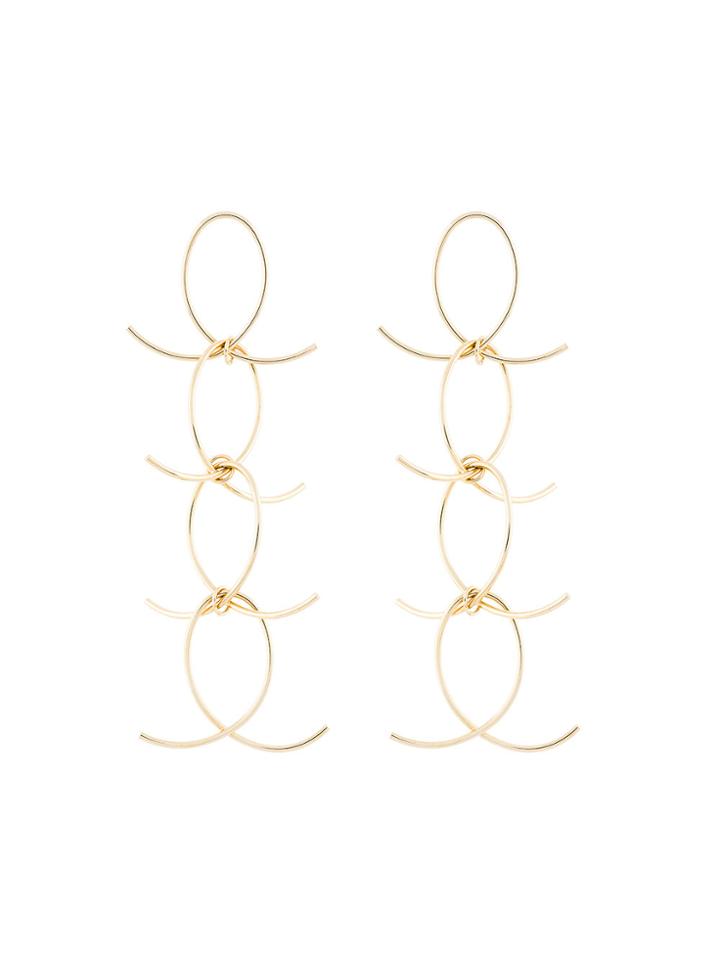 Dannijo Alastair Drop Earrings - Metallic