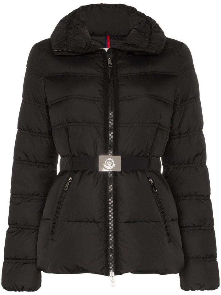 Moncler Alouette Belted Puffer Jacket - Black