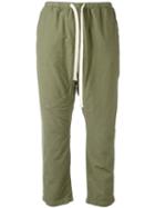 Freecity Drawstring Cropped Pants, Women's, Size: Small, Green, Hemp