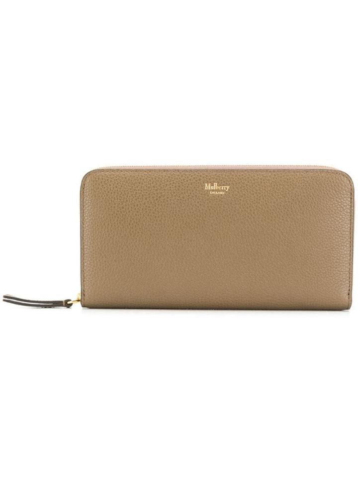 Mulberry Zip-around Wallet - Neutrals