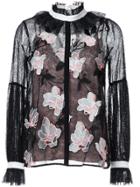 Ginger & Smart Ophelia Lace Blouse - Black