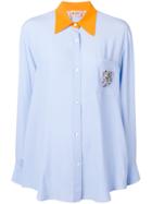 No21 Contrasting Collar Shirt - Blue