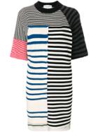 Sonia Rykiel Colour-block T-shirt Dress - Multicolour