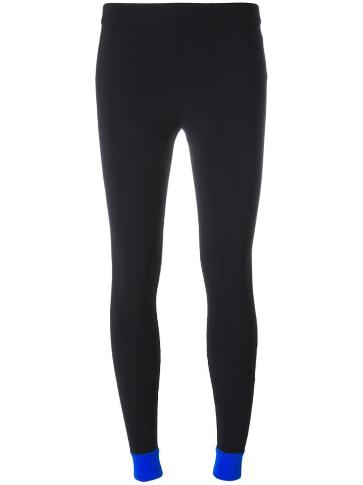 No Ka' Oi Neon Hem Leggings - Black