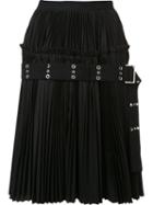 Sacai Classic Shirting A-line Skirt