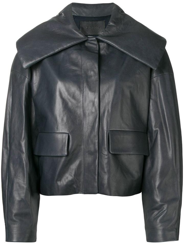 Drome Concealed Front Jacket - Blue