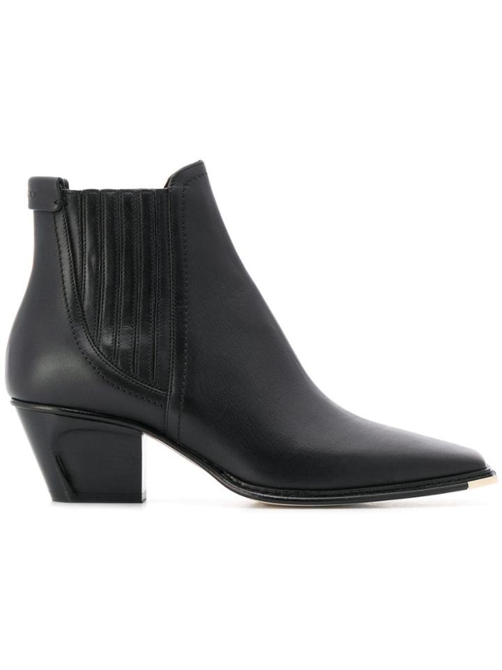 Jimmy Choo Slip-on Ankle Boots - Black