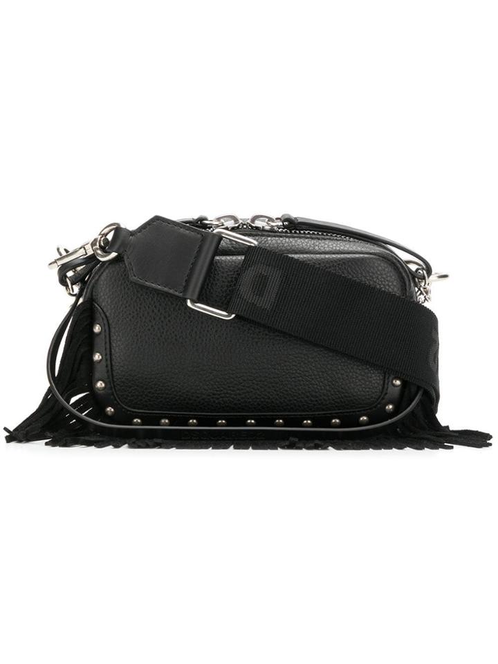 Dsquared2 Fringe Trim Crossbody Bag - Black