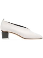 Gray Matters Mildred Classica Mules - White