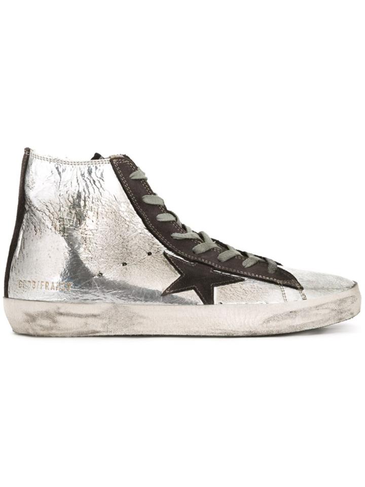 Golden Goose Deluxe Brand Francy Hi-top Sneakers - Metallic