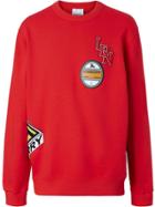 Burberry Patches Sweatshirt - Red