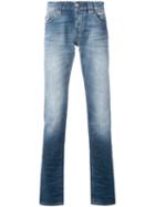 Slim-fit Jeans - Men - Cotton/polyester/spandex/elastane - 36, Blue, Cotton/polyester/spandex/elastane, Philipp Plein