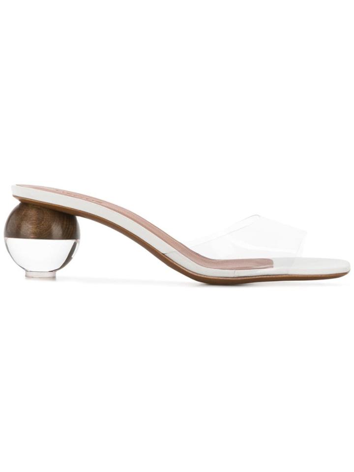 Neous Opus Clear Sandals - White