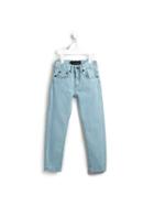 Finger In The Nose Straight Leg Jeans, Girl's, Size: 10 Yrs, Blue