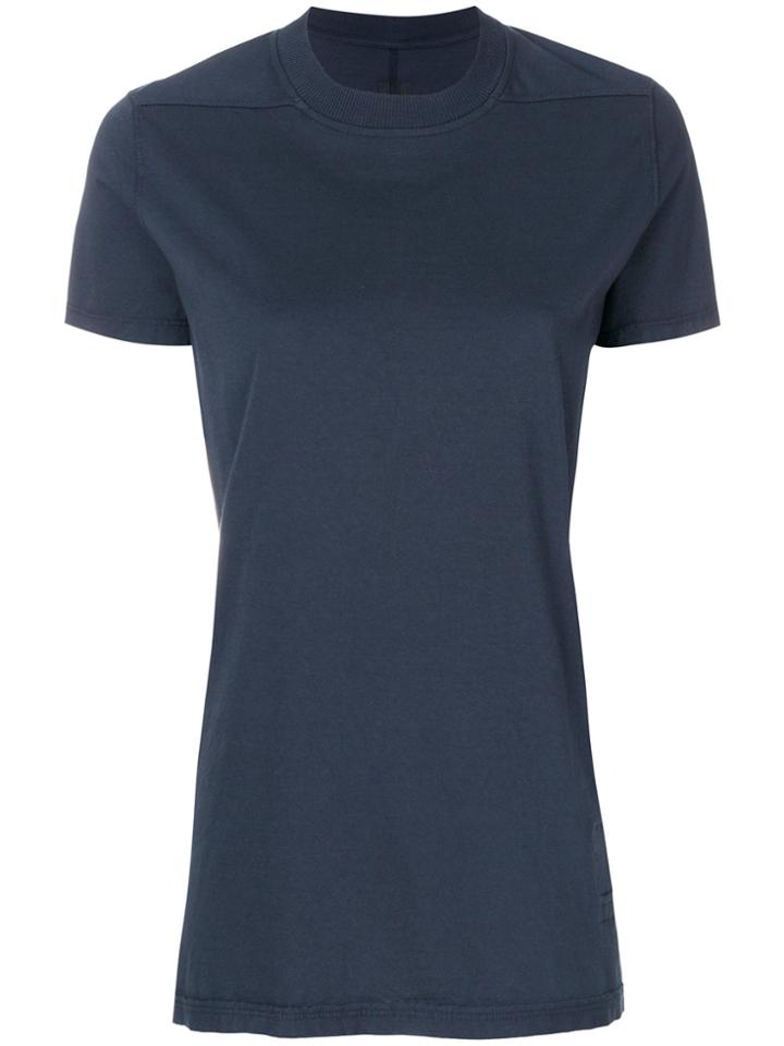 Rick Owens Drkshdw Short Sleeved T-shirt - Blue