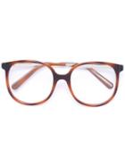 Chloé Tortoiseshell Oval Frame Glasses, Brown, Acetate/metal (other)