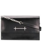 M2malletier Fold Over Satchel - Black
