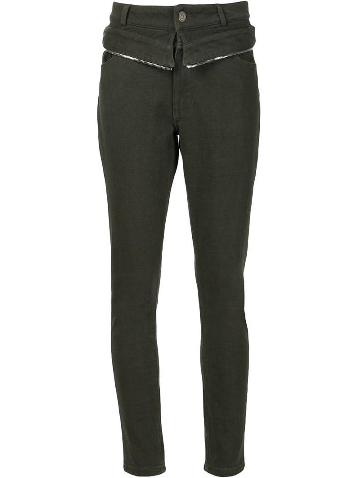 Rta Morton Jeans, Women's, Size: 27, Green, Cotton