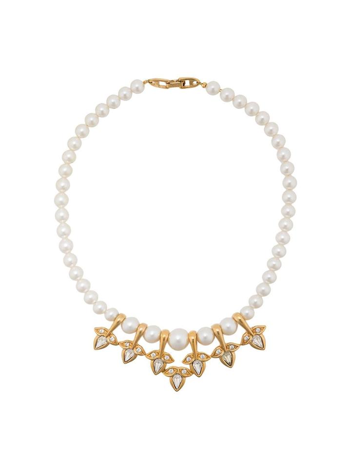 Susan Caplan Vintage 1980's Napier Necklace - Gold