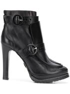 Buffalo Heeled Ankle Boots - Black