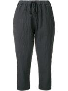 Kristensen Du Nord Drawstring Cropped Trousers - Grey